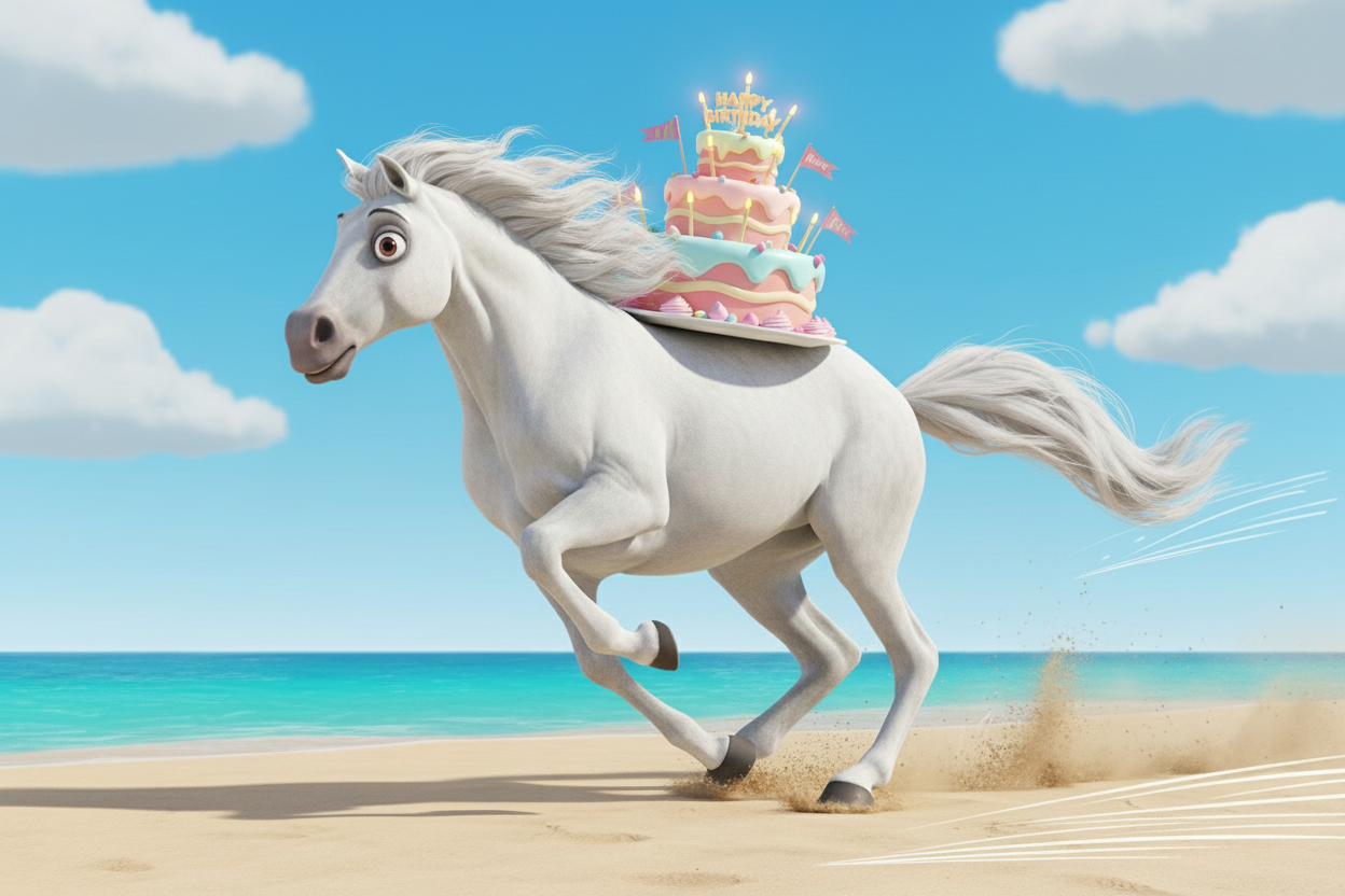Generated horse
